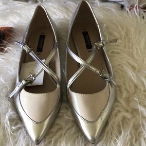 Zara flat sandals size 7.5